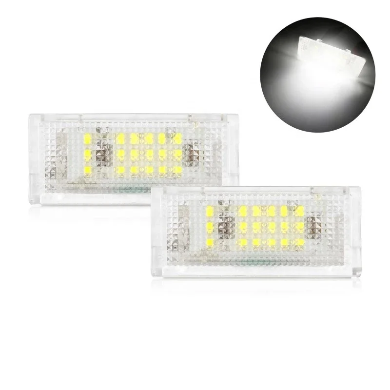 2Pcs LED Canbus License Plate Light For BMW 3er E46 4D(98-03) Limo Touring Compact LED Auto SMD Tail Light License Number Lamp