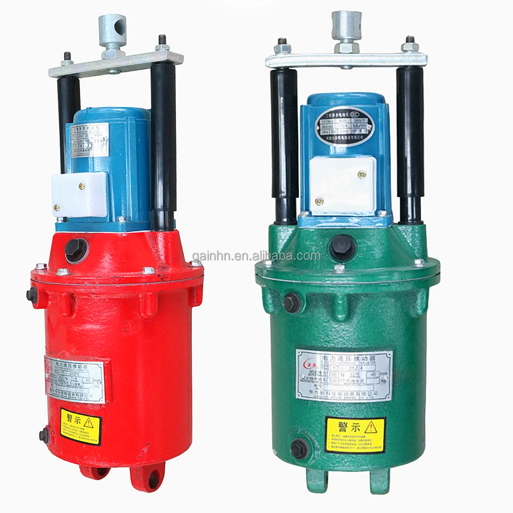 YT1 series 380v 720/470 c/h electro hydraulic thruster brake for tower crane construction machinery