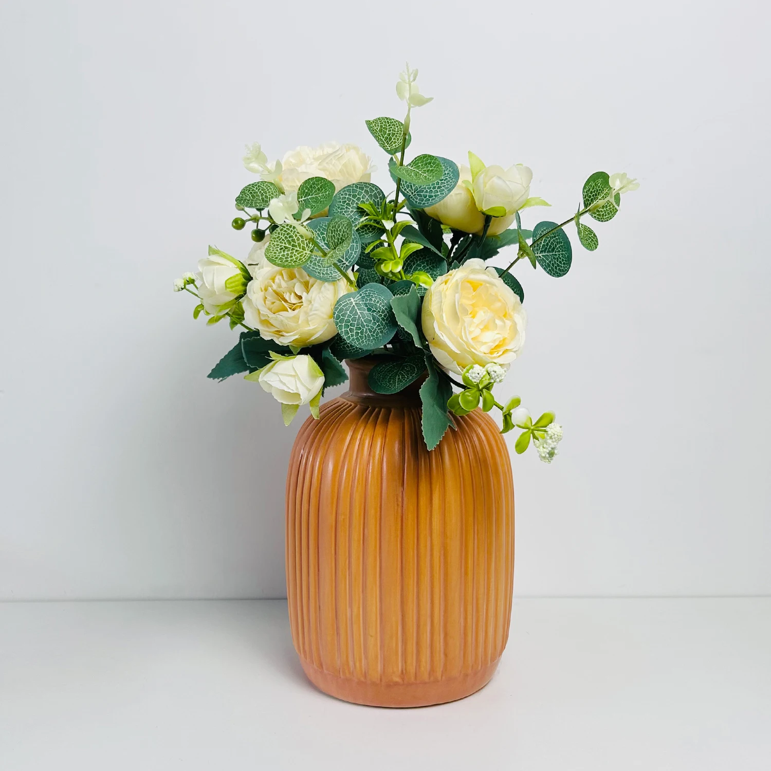 Американский Лидер продаж, большой полосатый декоративный резервуар для хранения воды, керамические вазы для сухих цветов