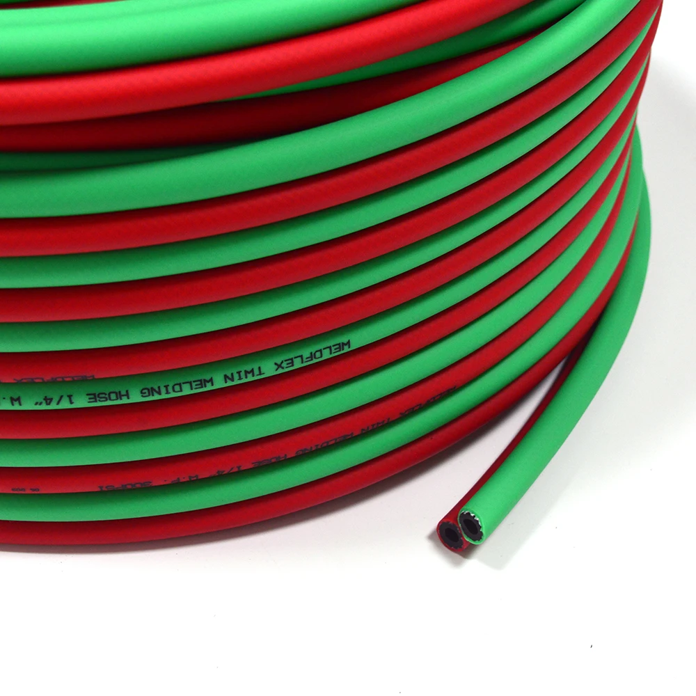 Customized Oxygen Acetylene Double Twin Welding Gas Rubber Hose PVC Welding Hose