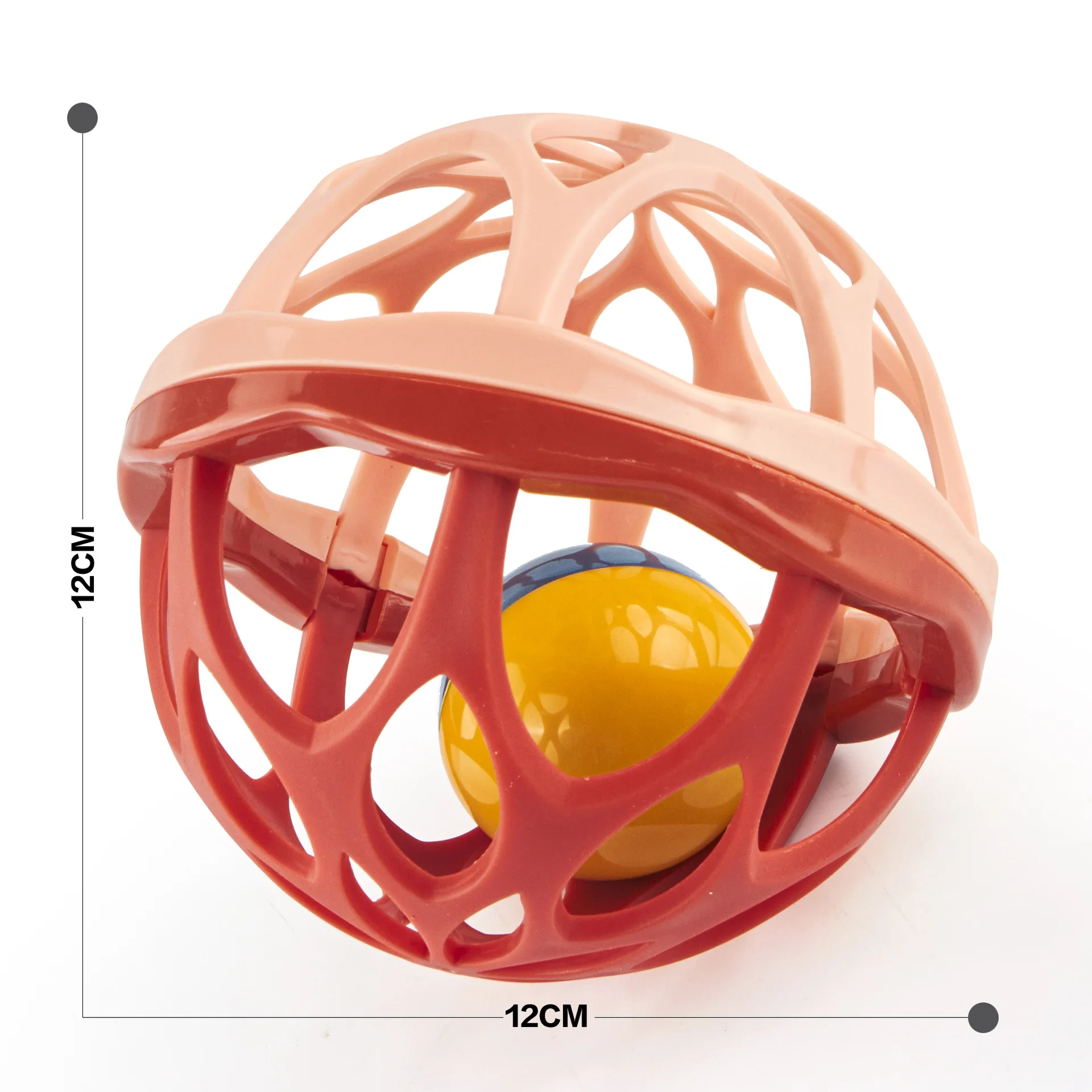 Wholesale Bpa Free Safety Abs Sensory Balls Chewing Baby Rattles And Teether Toy Teething Baby Rattle Toys