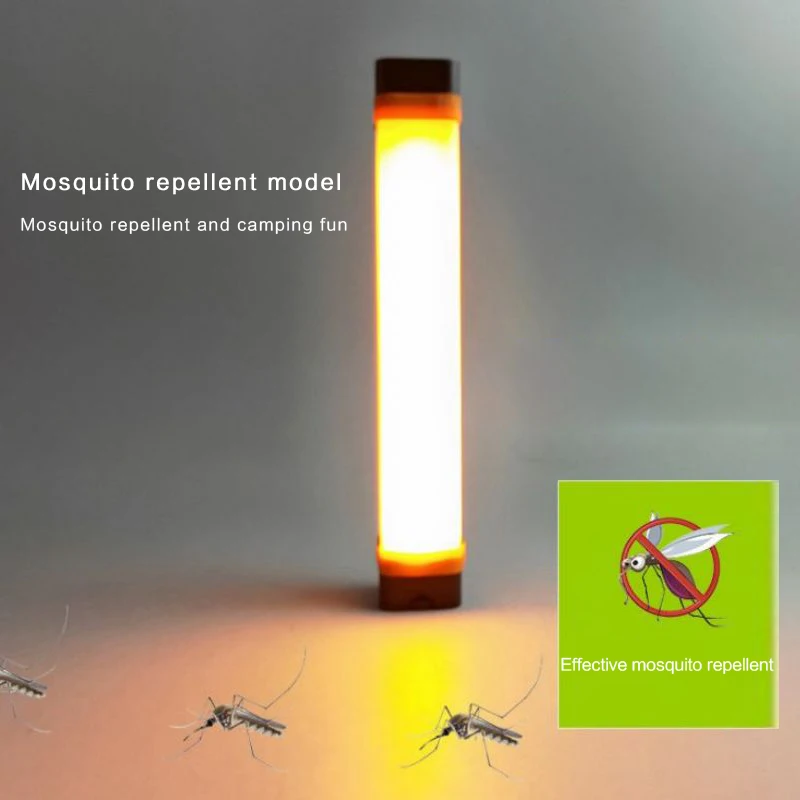 Новая многофункциональная портативная светодиодная наружная лампа для кемпинга с usb-зарядкой, противомоскитная функция, аварийная лампа