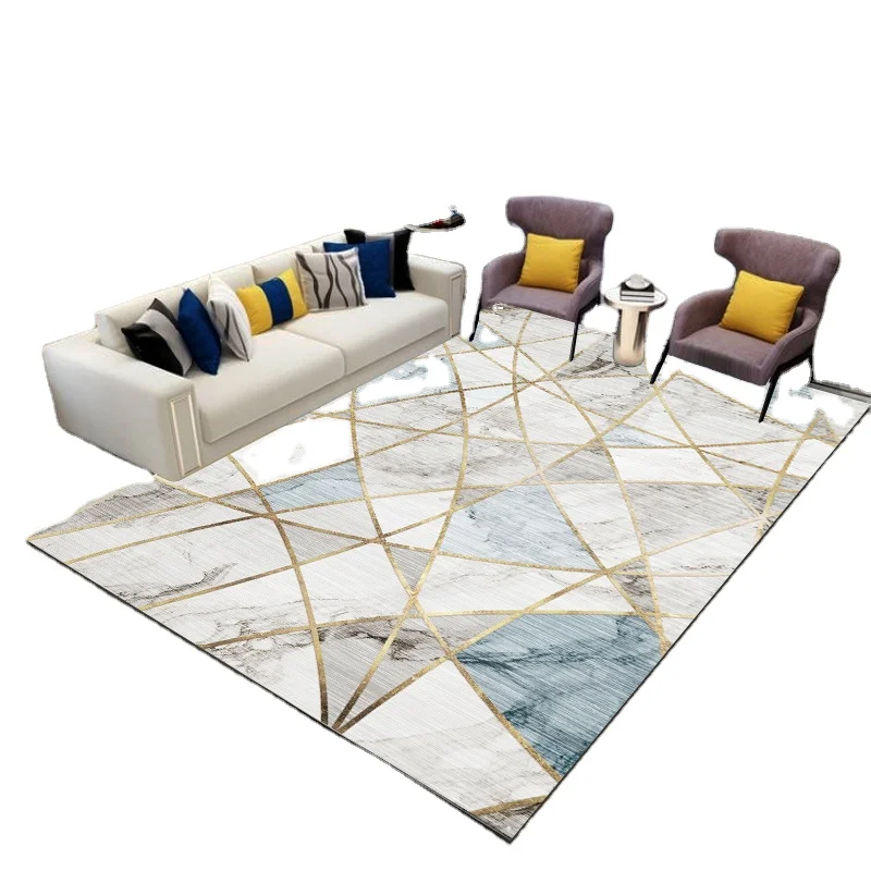 Factory Direct sales living room bedroom Custom Pattern 3D Print carpet and rugs Non-Slip area rug  Modern luxury floor mats