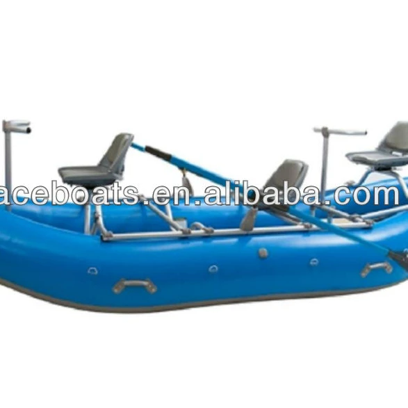 2023 Top Quality China factory inflatable  green fishing boat hunting pontoon boat for hot sale