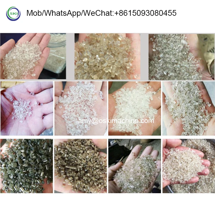 PE Eps Foam Compressing Recycling Extruder Granulator Machine PE Epe Eps Foam Granules Making Machine