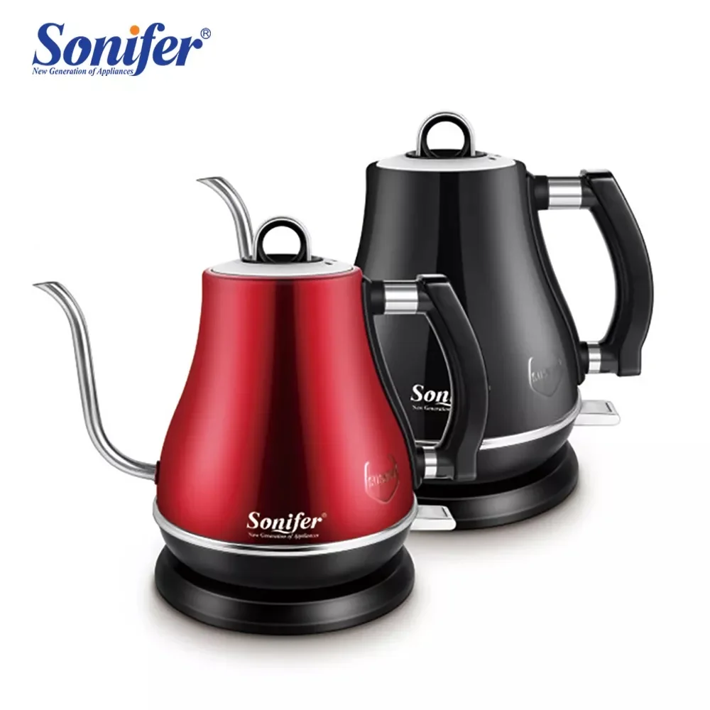 Sonifer SF-2049 small kitchen appliances 1.2L fast boiling cordless stainless steel coffee kettle electric