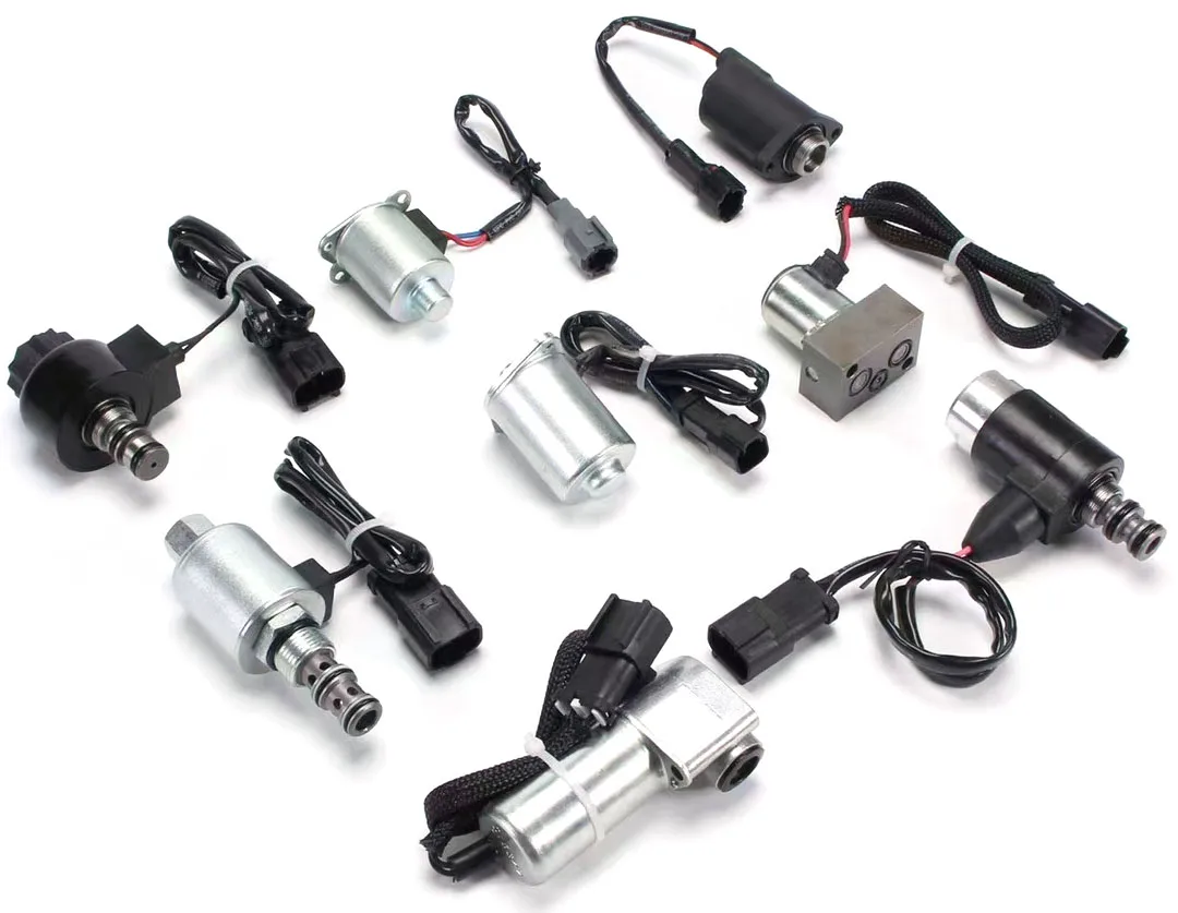 Электромагнитный клапан для экскаватора EC210 EC240 EC290 EC360 EC460 SKX5P-17-209 KDRDE5K-20/40C04-109