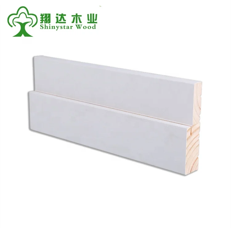 primed finger joint double rabbet door jamb wood moulding for america