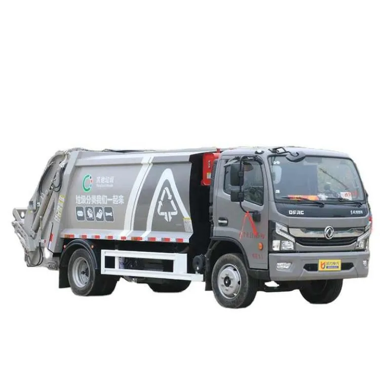 Factory Price Dongfeng D9 4X2 compressed garbage truck