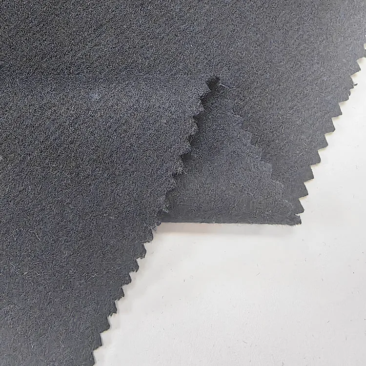 Оптовая продажа 50% шерстяная полиэфирная ткань 460GSM Melton для пальто