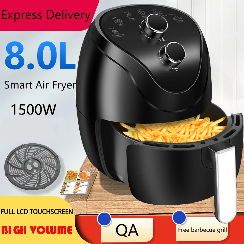 Manual Control  No Oil 6.0L Air Fryers  Mechanic Timer Wholesale Electric Digital Air Fryer pressure cooker