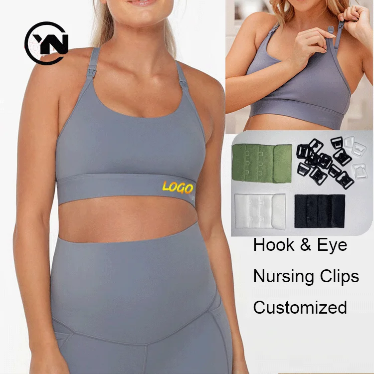 Custom Breastfeeding Maternity Nursing Bras Remove Padding Plus Size Nursing Sports Bra