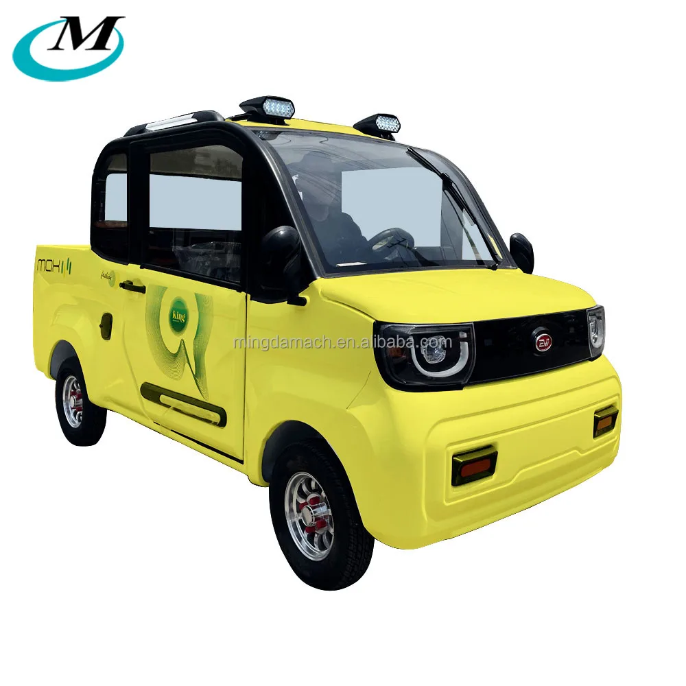 Low Speed Electric Car Pickup 2 Doors 800W LHD & Handle type & Steering Wheel Typ Model chang li Electric Car Pickup