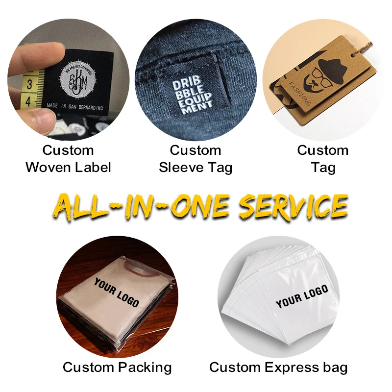 100% Cotton 220GSM 3d Embroidery T shirts For Men Heavy Blank Oversize Tee Long Sleeve Tshirt With Logo Custom Logo Printed