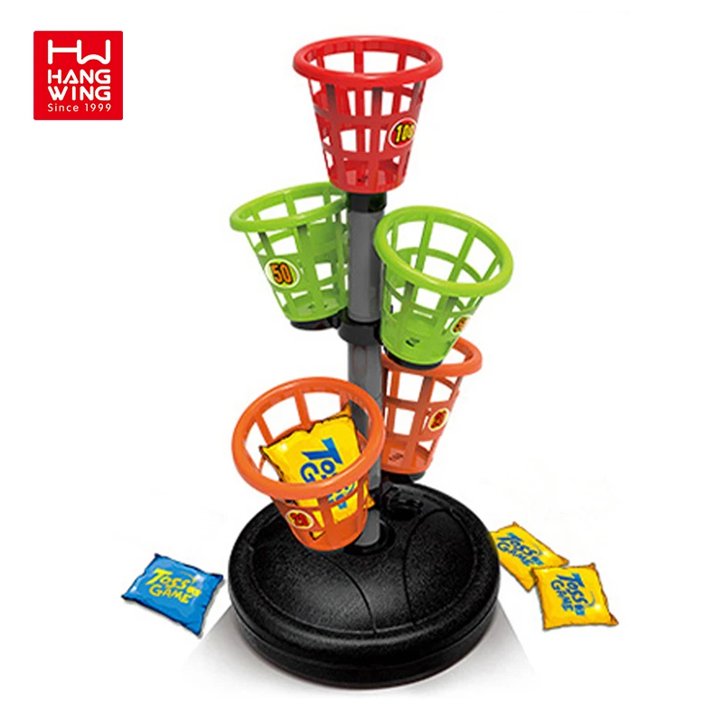 Vegetable Basket Sandbag Sets Sport Throwing Outdoor Toys Tree Shape Shooting Toss Games Plastic Kids Toys With Sand Bag