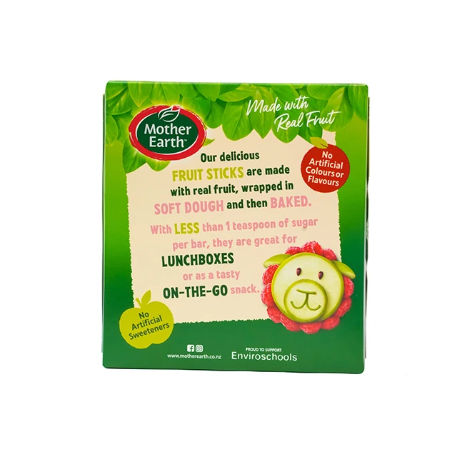 High Quality Manufacturer Super Breakfast Healthy Instant Food Snacks Fruit Stick Raspberry Sticks 152gm