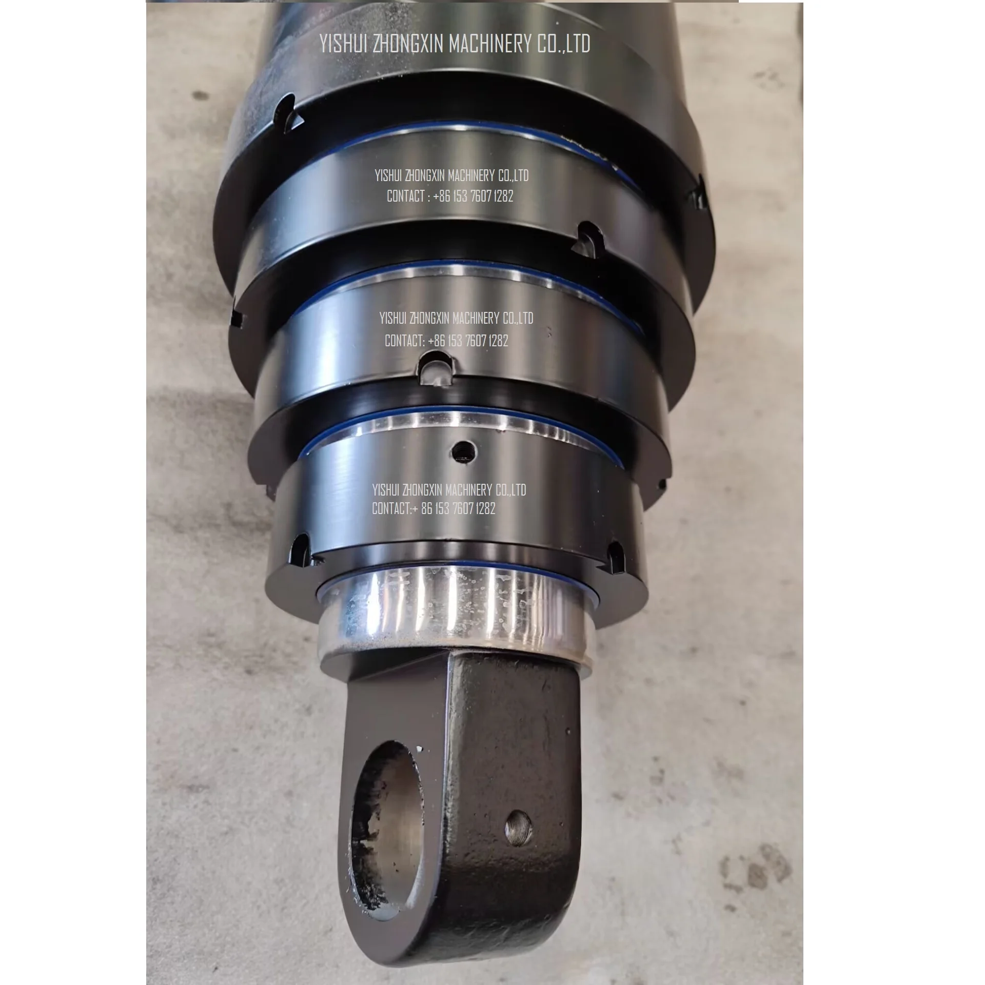 Parker /Hyva type  double acting telescopic hydraulic cylinder used for dump truck and tipper