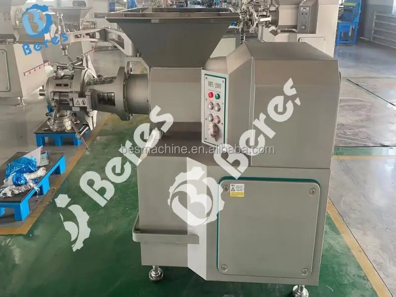 Low temperature meat and bone separator Poultry meat and bone crusher Duck frame Fish  Bone mud machine