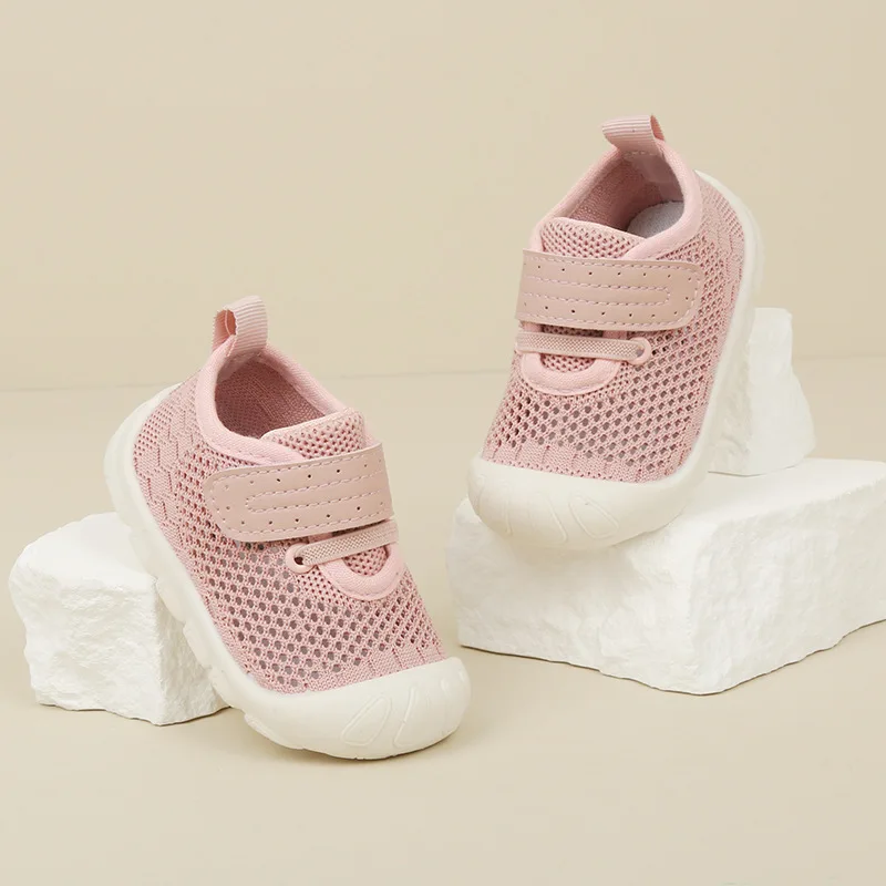 Soft soles non-slip infants breathable sandals knitted mesh shoes beach shoes 0-3 years old Summer baby toddler shoes