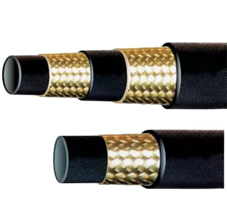 Factory SAE 100 R2AT/EN 853 2SN Steel Wire Braided Spiral Industrial Rubber hoses