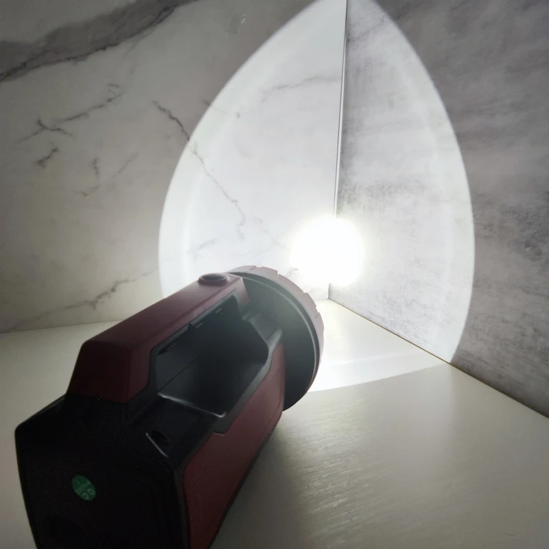 Long Range Hand-held Working Torch Powerful LED Lamp Portable Waterproof Searchlight With Side Light