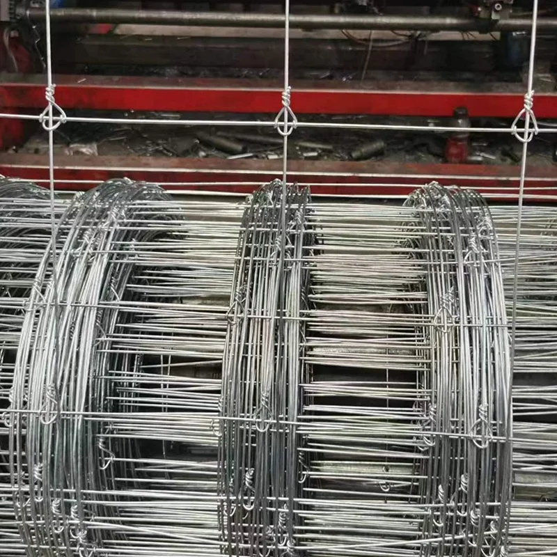 Peru Market 100m Per Roll Cheap Hot Dipped Galvanized Wire Mesh Hinge Joint Knotted Horse Fence Cattle Farm Field Fence
