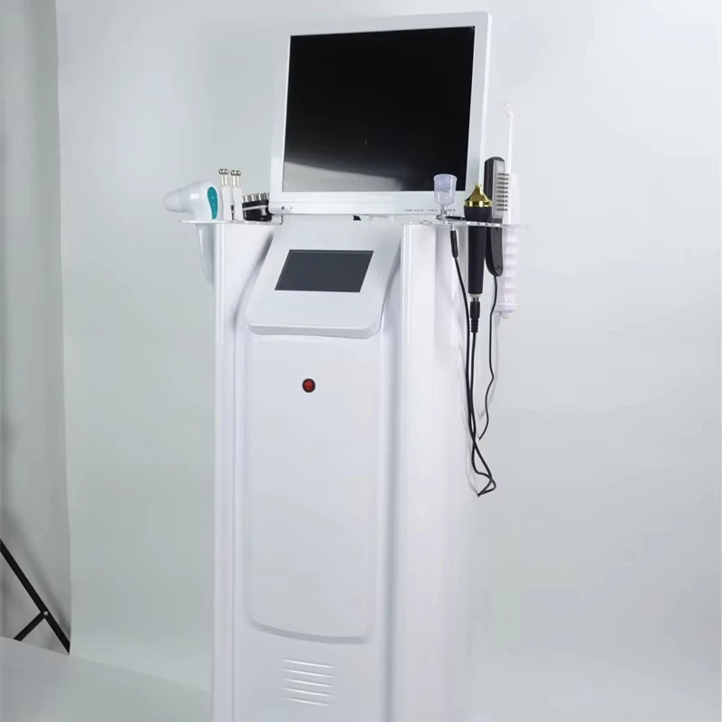 M 7 in 1 Vertical Multifunction Hair Loss Care Electric Head Massager Scalp Scanner Hair Analysis Machine For Hair Growth
