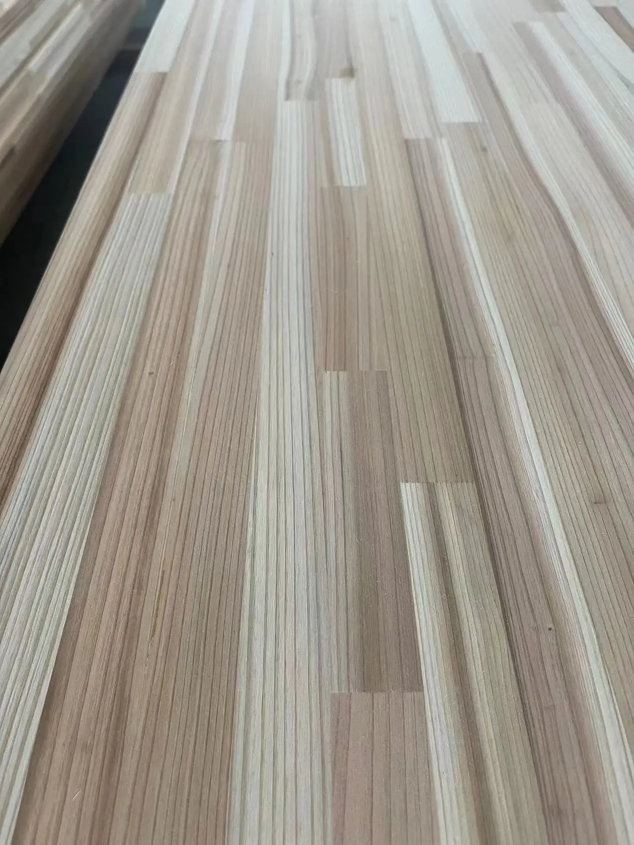 Finger Joint Board Custom Cedar Wood Decorative Surface Furniture Color Desk Mate  Free cedar finger board  to Japan