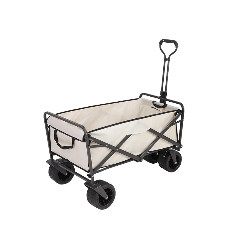 2024 New Product Wholesale Portable Foldable Garden Cart Stroller Wagon for Camping and Beach Use