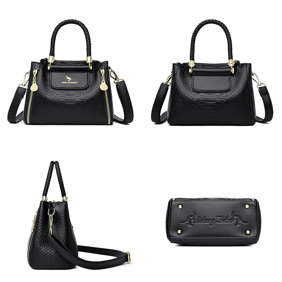 Women Shoulder Messenger Sac female Pu leather High Quality Shoulder Bags Luxury Designer Ladies Handbags and Purses for women