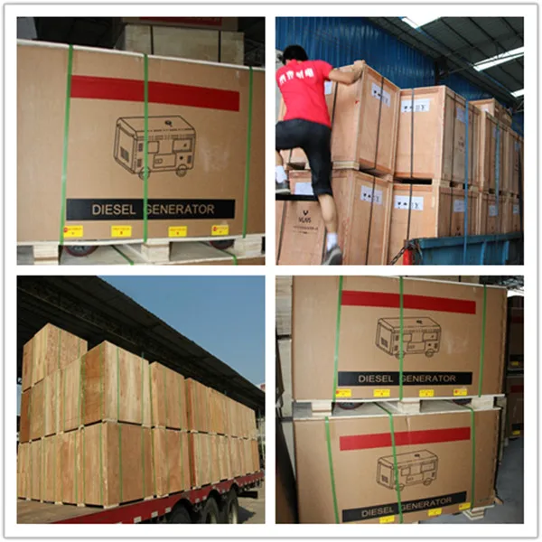 Guangzhou Factory Supply VLAIS Auto 6.5kva Diesel electric Generator Genset 5kw Silent Type KDE6700T In Stock