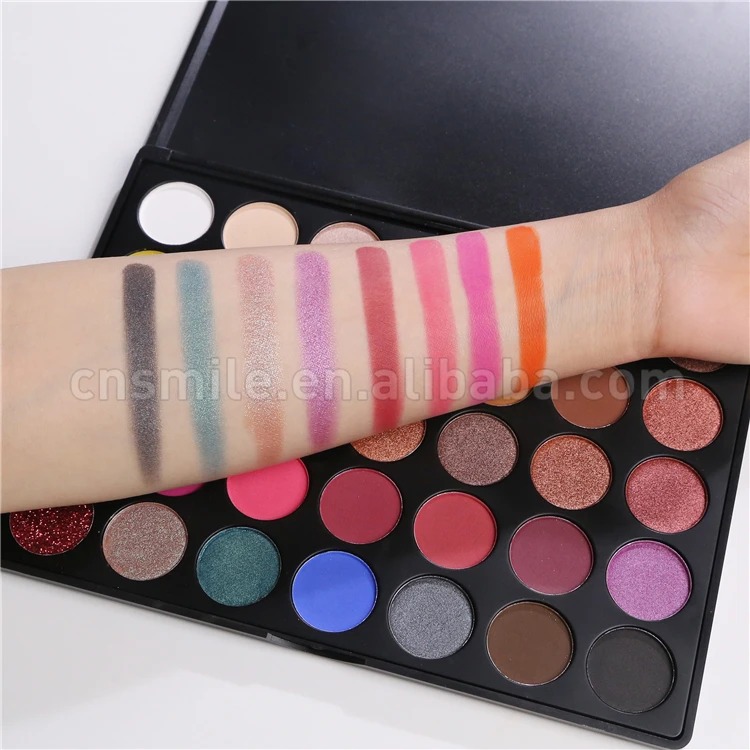 A138 profesional all colors eye shadow pressed glitter eyeshadow private label