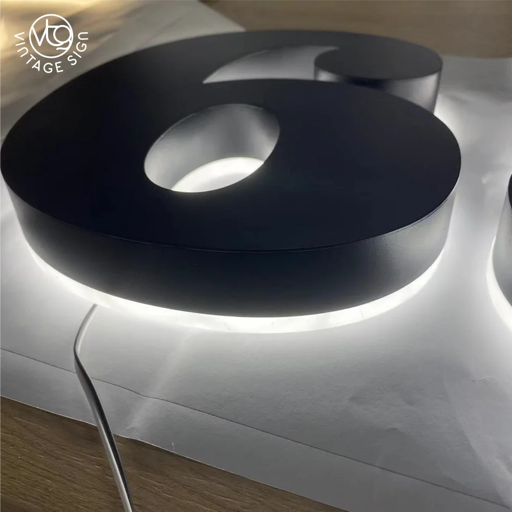 Signs 3d Frontlit Letter Beveled Led Front Lit Sign Decorative Letters Wall Light S With High Quality