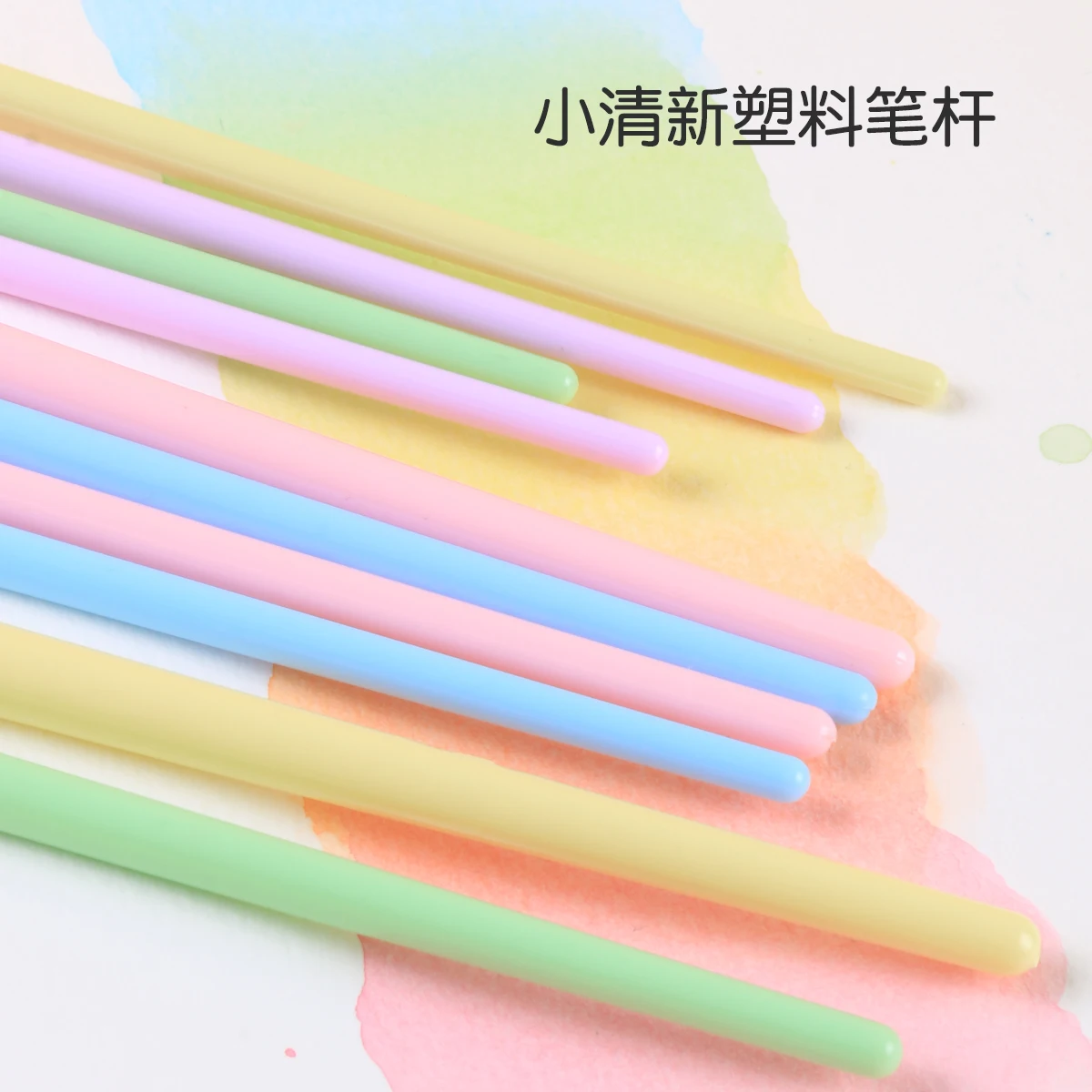 Giorgione G-P20-3D 3 Pieces Plastic Handle Nylon Hair Paintbrushes set for Acrylic Watercolor Oil Painting