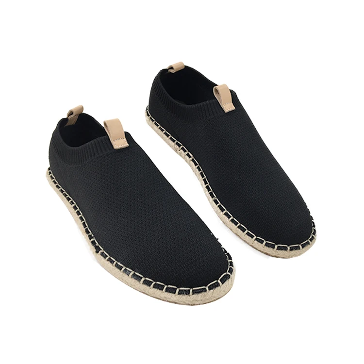 New Style Soft Comfortable Hemp Rope Sole Ladies Shoes Women Espadrilles Shoes Loafer Plain Breathable Casual Shoes