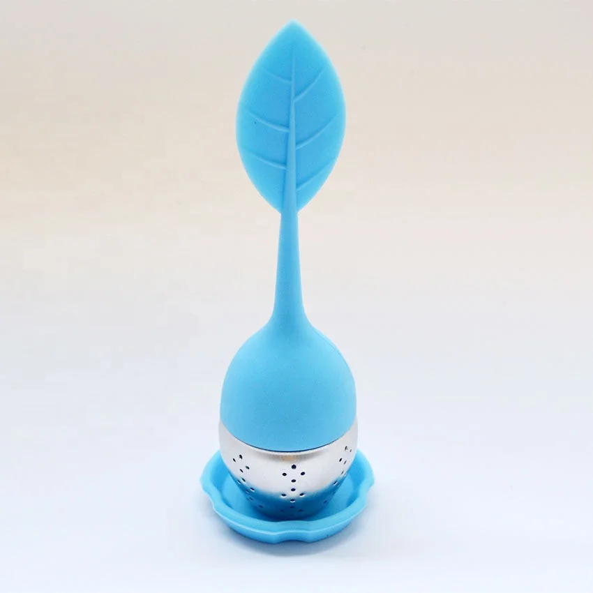Stainless steel tea infuser tea filter silicone leaf tea strainer small and exquisite easy to carry