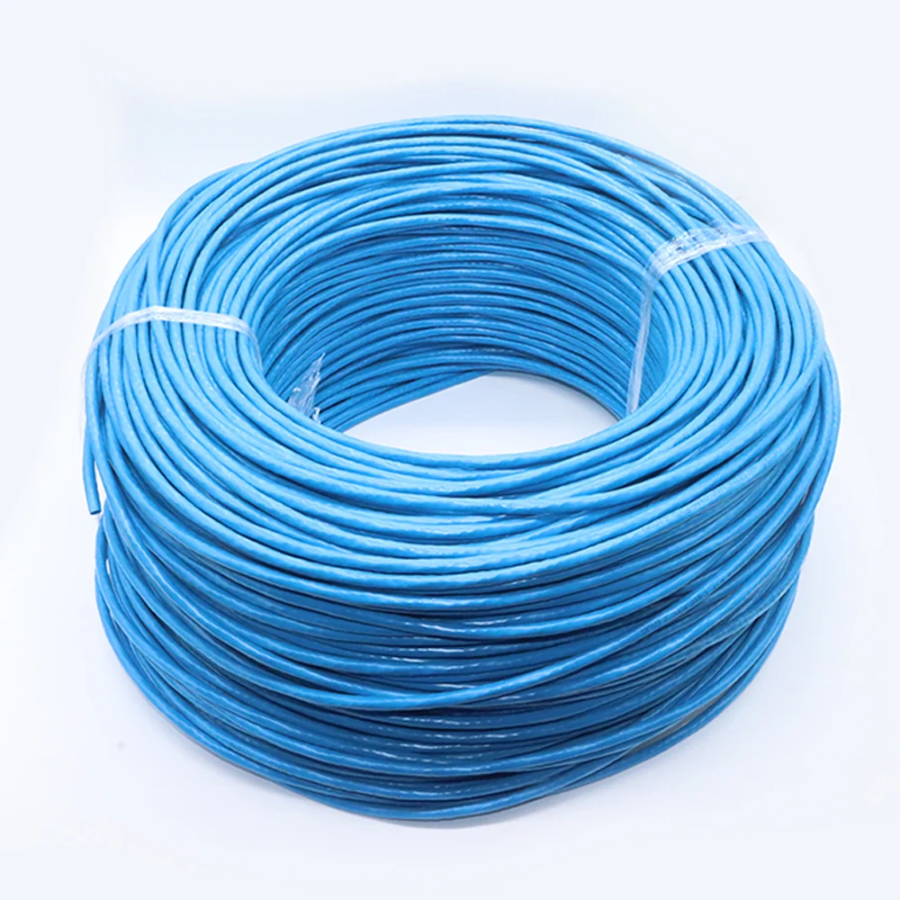 Factory Price 305m per roll Ethernet Lan cable cat5 utp Pure Copper 23awg 0.57mm solid outdoor indoor cable