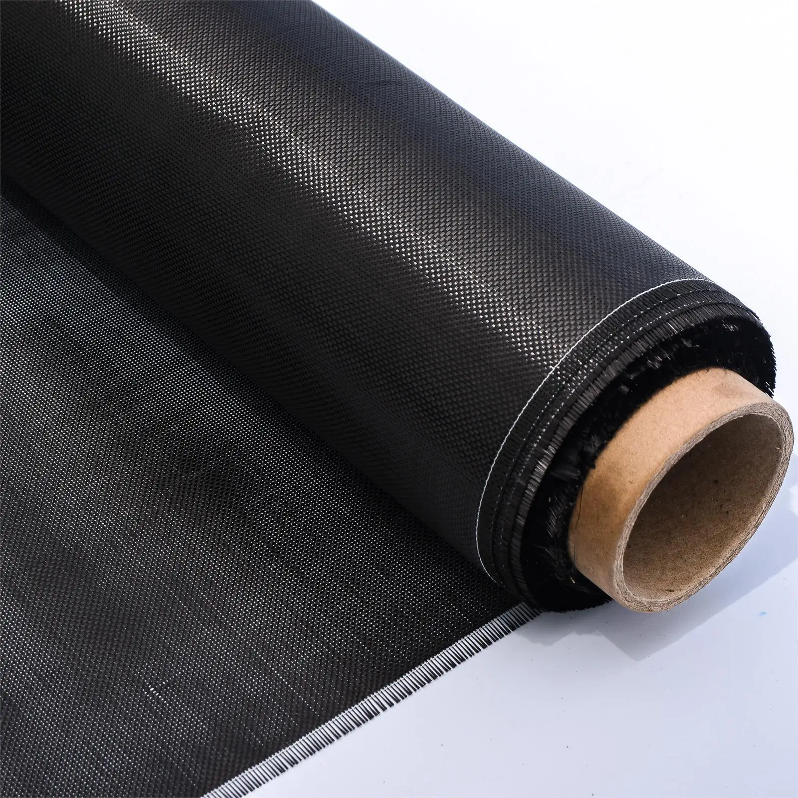 Affordable 100% Carbon Fiber Twill Fabric 1K 3K 6K 12K 200g 240g 320g Area Density Carbon Fiber Fabric