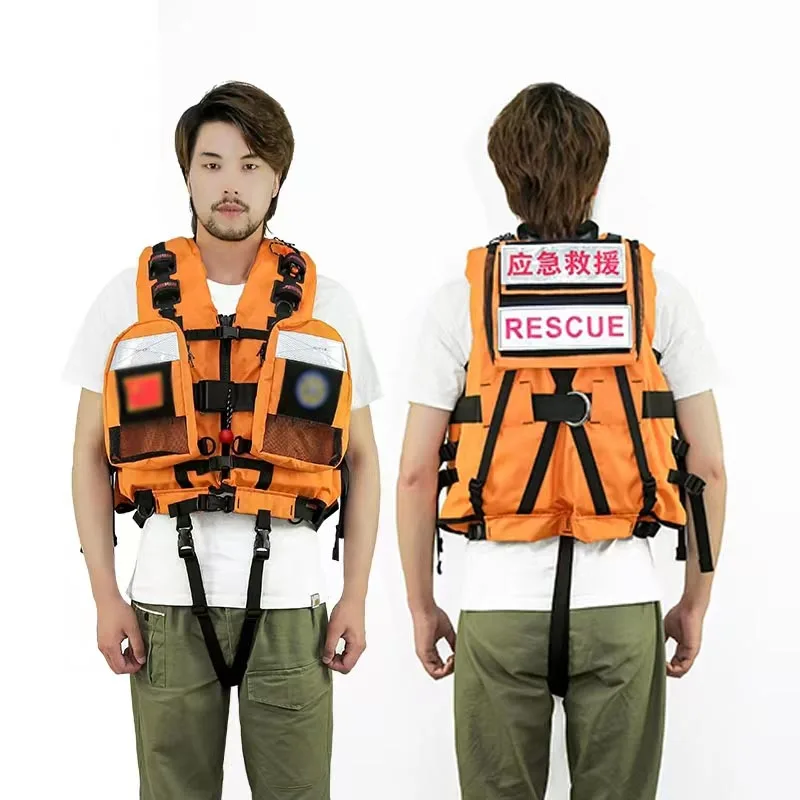 High buoyancy SAR Type V rescue vest life jacket for water rescue professionals