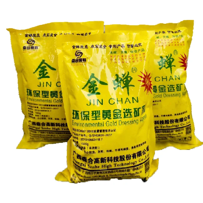 JIN CHAN Environmental Friendly Gold Mining Dressing Agent Gold Washing Processing Reagent Gold Leaching Chemicals JINCHAN