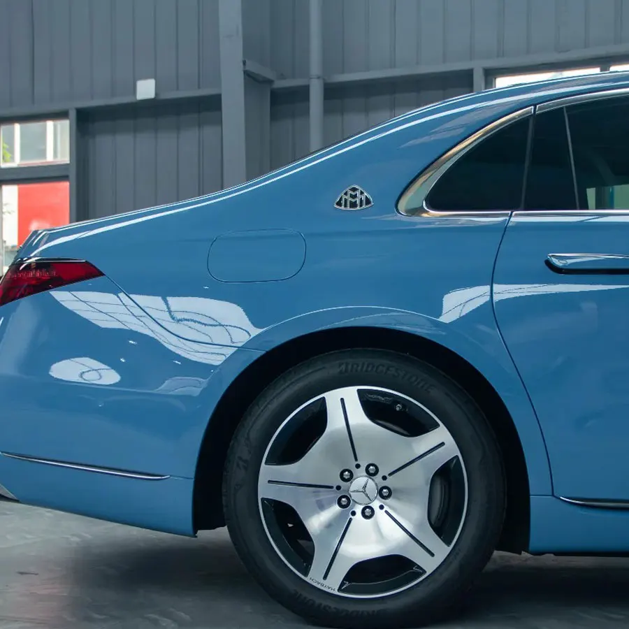 KDPPF 10 Years Warranty Anti Scratch Color TPU PPF Fade Proof Invisible Not Leave Glue Azure Blue Car Wrap