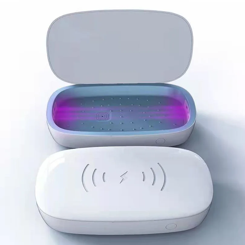Portable Mini  Multifunctional UV Sterilization Box UV Sanitizer Sterilizer Box For Mobile Phone Jewelry  Earphone Watch