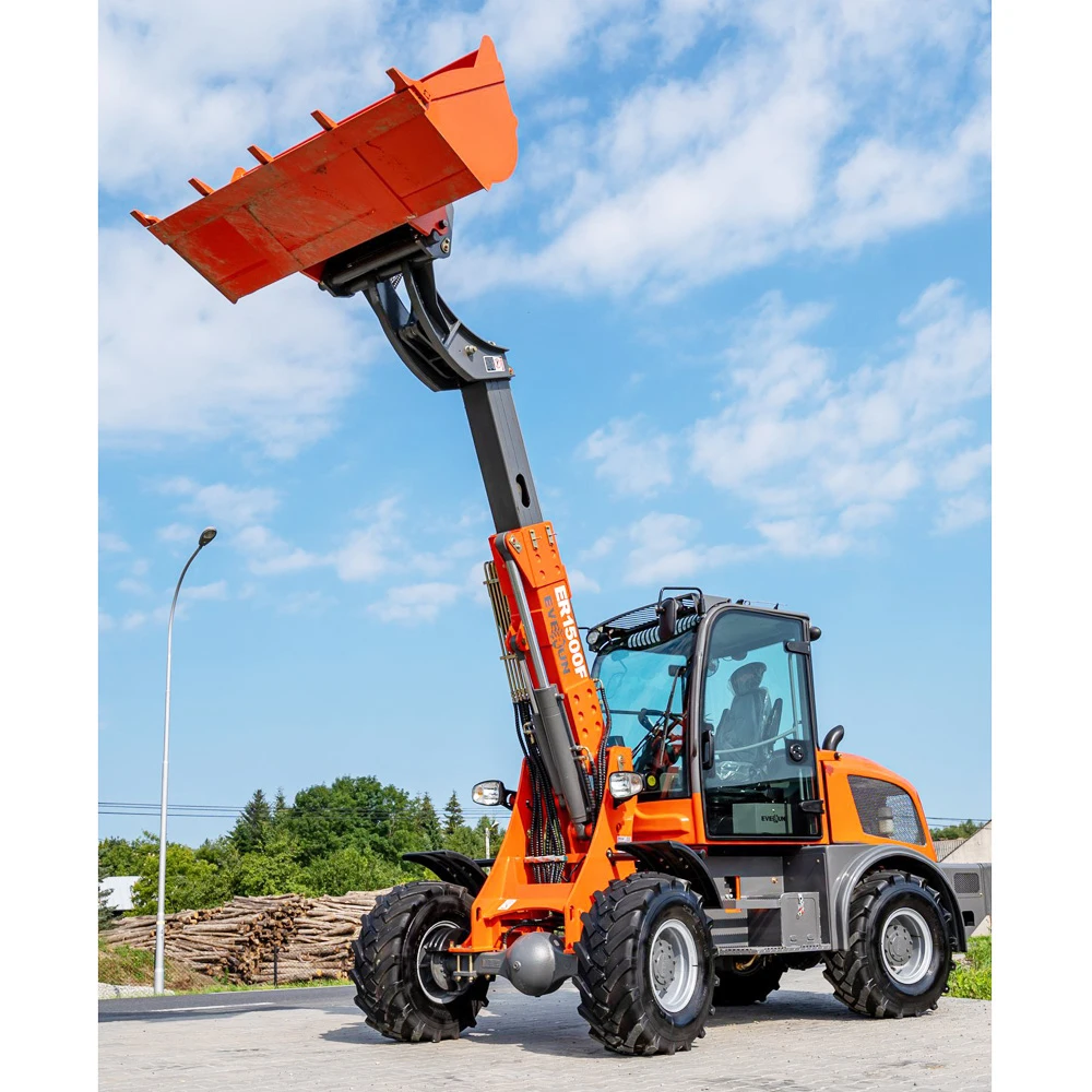 EVERUN ER1500F Wholesale Low Price telescopic farm loader compact mini wheel loader