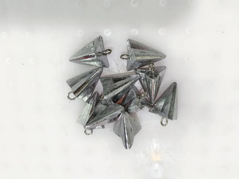 Wholesale triangle fishing tackles swivel casting star fishing weights  fishing weight sinkers