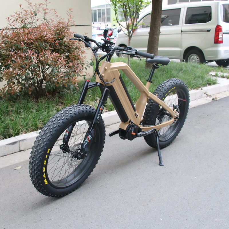 2024 Mid Drive Electric Bike Ebike 8fun Bafang M620 Fat Tire Electric Bike1000W with Dual batteries