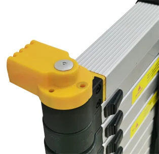 EN131-6 New Design Soft Close Aluminum  telescopic ladder