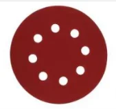 Red sandpaper sanding disc abrasive paper waterproof Versatile sandpaper disc  225mm Aluminum oxide abrasive paper