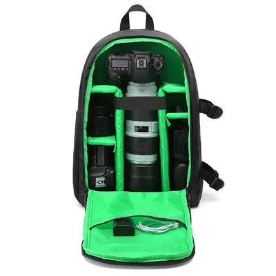 Сумка для камеры через плечо для мужчин и женщин, популярный водонепроницаемый рюкзак для цифровой зеркальной камеры