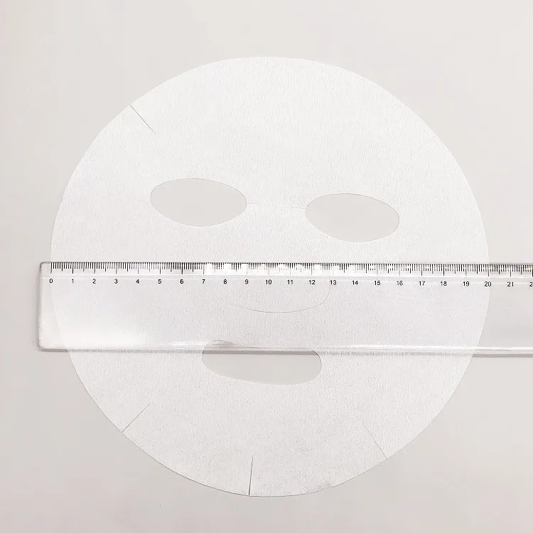 China Factory OEM Customized 100% White Bamboo Fiber Mask Sheet For Face Cosmetic Beauty Skin Care Sheet Mask