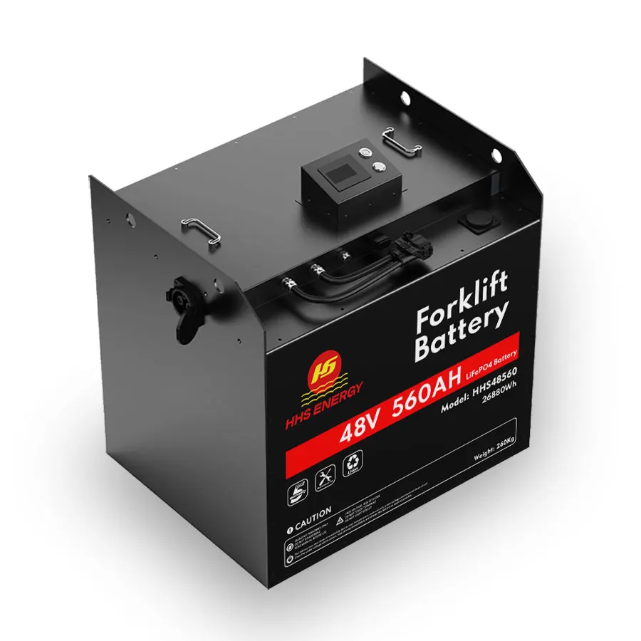 Литиевая батарея для вилочного погрузчика HHS 24V 36V 48V 80V 300Ah 400Ah 560Ah 600Ah Lifepo4